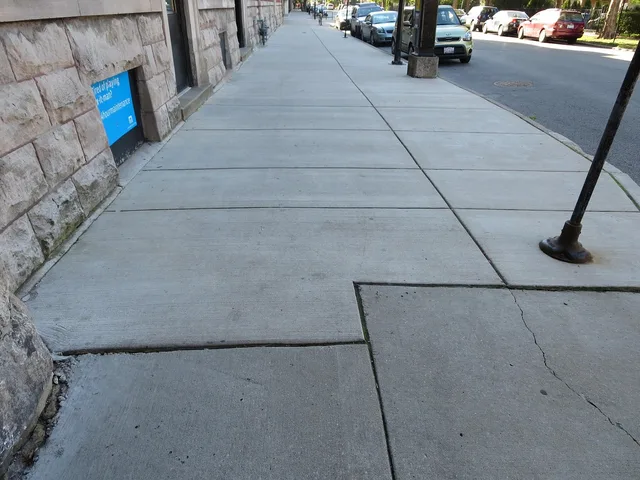 sidewalks, outside, public, city, exterior, outdoor, urban, pavement, road, ground, town, walk, pattern, paving, surface, rough, downtown, asphalt, way, walkway, pathway, lane, footpath, pedestrian, roadside, blue walking, pathway, footpath, footpath, footpath, footpath, footpath, roadside, roadside, roadside. Accessible walkable towns: what public sidewalks must provide that private hosts do not